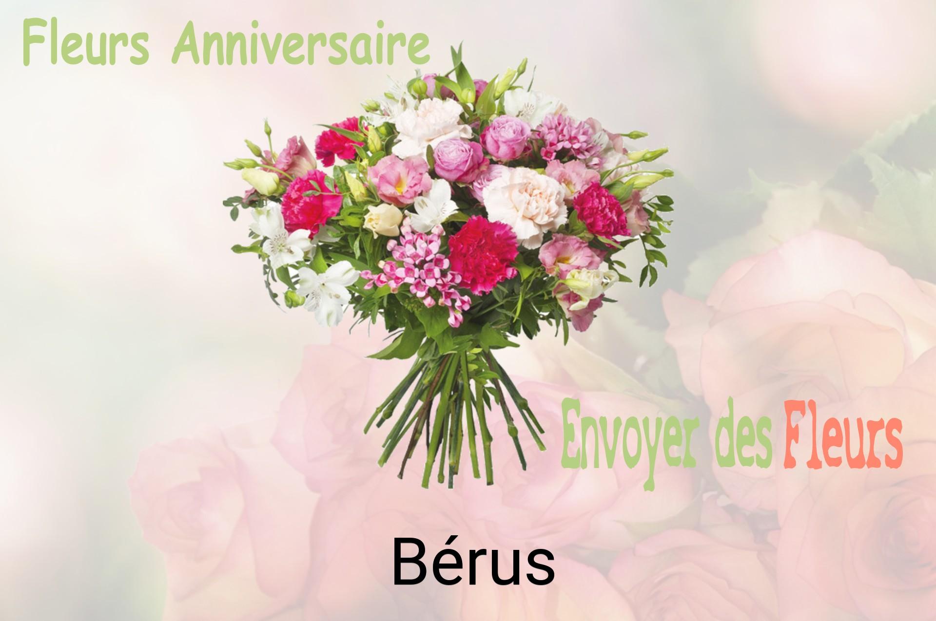 Bouquet de fleurs d’anniversaire livré à Bérus